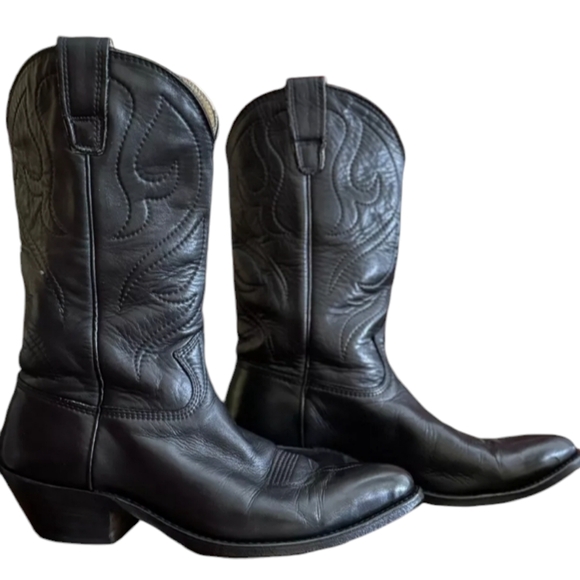 Vintage Stewart Boot Co 1977 Handmade Men’s  Cowboy *Beautiful Leather Size 8B - Picture 1 of 9